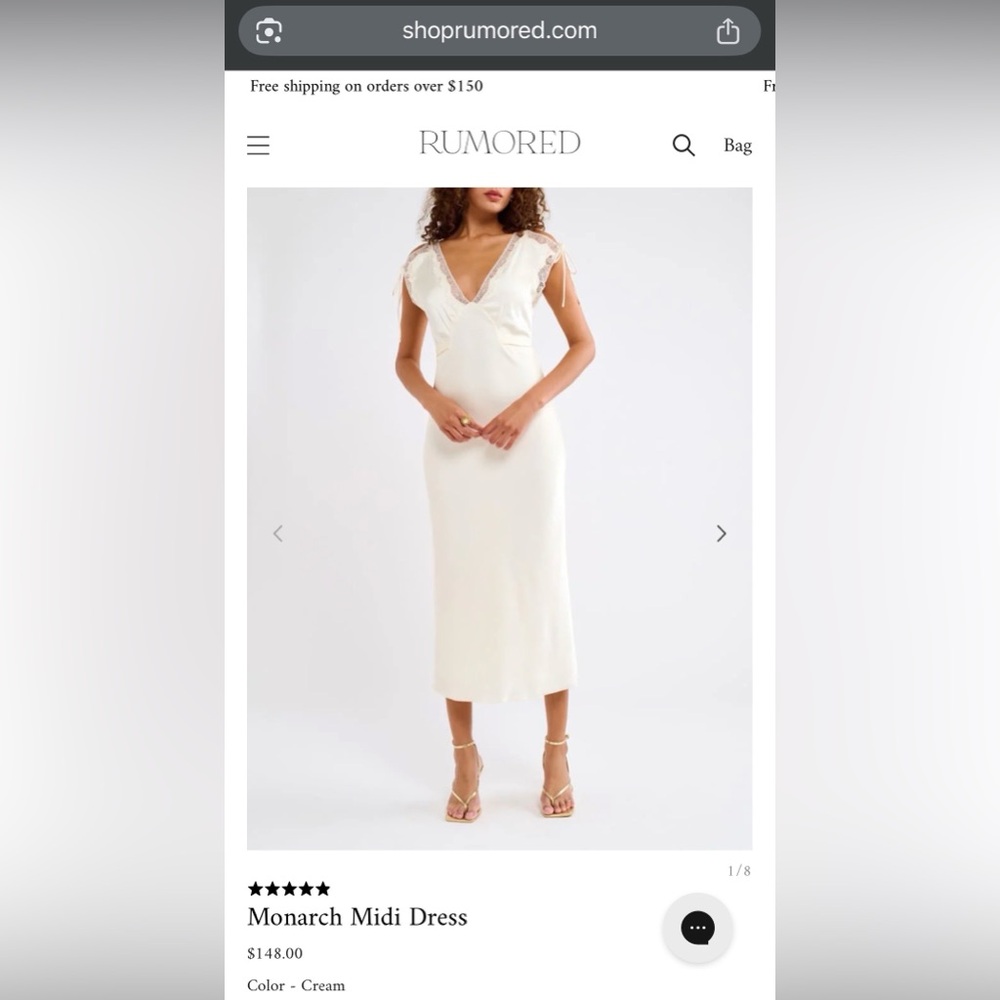 Rumored Buttercup Monarch Midi Dress